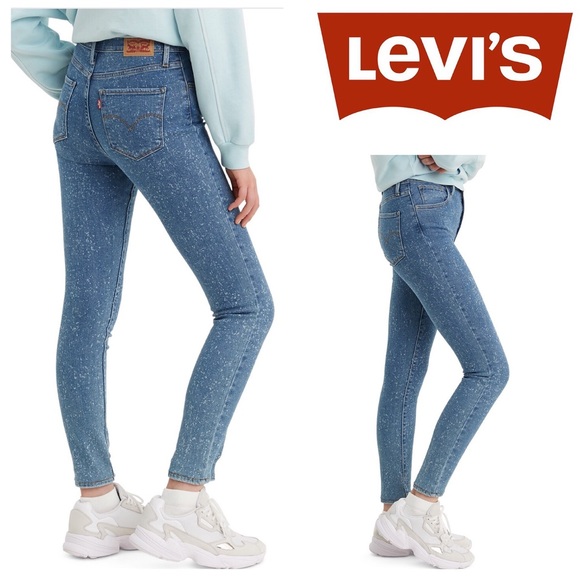 Levi’s 721 high-rise skinny jeans sapphire chill - Picture 1 of 4
